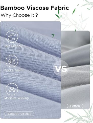 INNERSY Men's Bamboo Viscose Boxer Briefs Breathable Moisture Wicking Underwear 4-Pack in Saudi Arabia