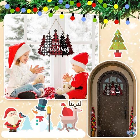 BBTO Halloween Door Sign Halloween Witch Door Decorations Halloween Wreath Trick or Treat Wooden Hanging Decorations Halloween Porch Sign Door Hanger for Farmhouse Front Door Porch Wall Decor in Saudi Arabia