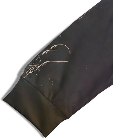 كنزة صوفية رجالية بطباعة الأسد الملك ثلاثية الأبعاد مع قلنسوة وأكمام طويلة، بلوفر كاجوال بجيوب in Kuwait