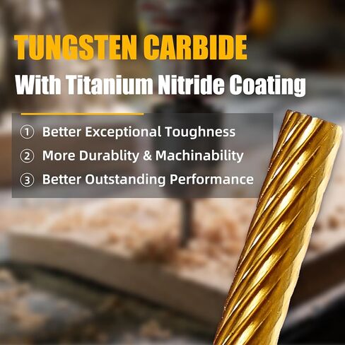 CAELUM 9901 Cylinder Tungsten Carbide Cutter, High-Performance Rotary Carving Bit, Metal Grinding Carving Tool Drill Bits, 1/8 In Shank Diameter for Die Grinder Kits, Silver, 3 Pcs in Kuwait