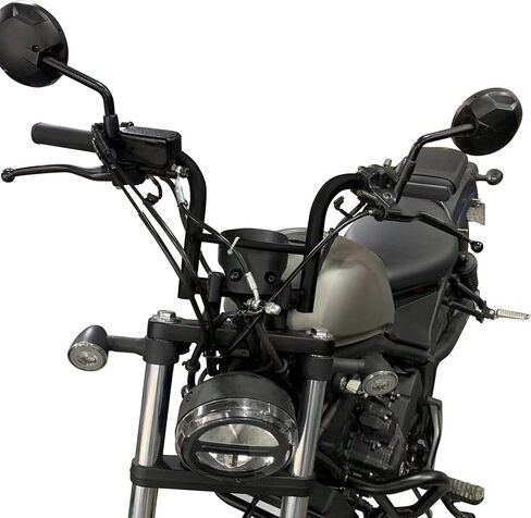 TCT-MOTORPARTS أسود 8.66 بوصة ارتفاع APE مقود المقود يناسب HONDA REBEL CMX300(CMX250 Japan) 2017-2024 in Saudi Arabia