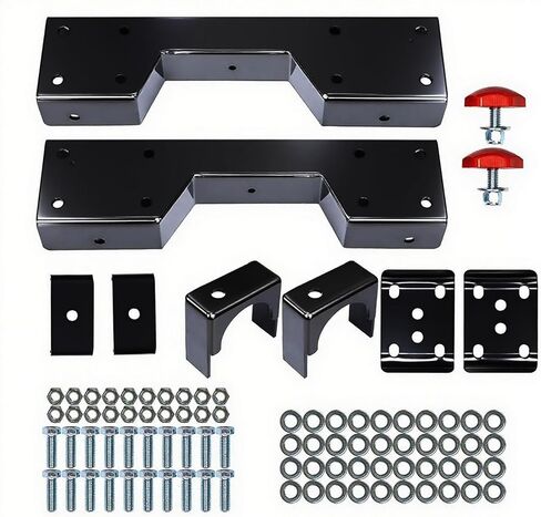 6" Drop Flip Kit + C-Notch Kit Rear Support Compatible with Chevrolet Silverado GMC Sierra C1500 2WD 1988-1998 Pickup Truck in Saudi Arabia