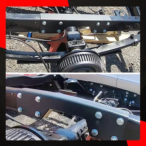 6" Drop Flip Kit + C-Notch Kit Rear Support Compatible with Chevrolet Silverado GMC Sierra C1500 2WD 1988-1998 Pickup Truck in Saudi Arabia