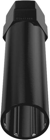 7 Point Spline Drive Tuner Socket Key Tool for Seven-Spline Wheel Lock Lug Nuts - 20mm Inner Diameter - Compatible with 19mm (3/4) and 21mm (13/16) Hex Socket - Pack of 2 in Saudi Arabia