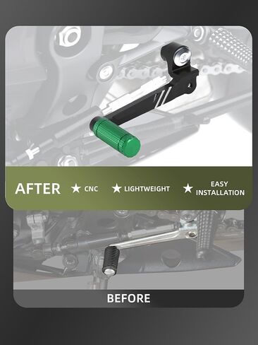 Gear Shifter for ZX6R,CNC Motorcycle Shift Lever for ZX 6R 2019-2025 - Green in Saudi Arabia