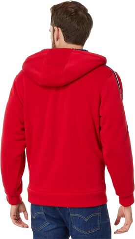 U.S. Polo Assn. mens Uspa Uspa Full Zip Sleeve Stripe Hoodie in Saudi Arabia