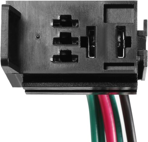 uxcell 10pcs 12V DC 5-Pin 30/40Amp Interlocking Relay Socket Harness Base Style SPDT Black in Saudi Arabia