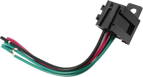 uxcell 10pcs 12V DC 5-Pin 30/40Amp Interlocking Relay Socket Harness Base Style SPDT Black in Saudi Arabia