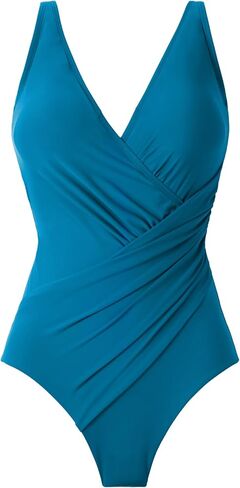 Miraclesuit Women's Swimwear Plus Size Pin Point Oceanus Soft Cup Tummy Control One Piece Swimsuit in Saudi Arabia