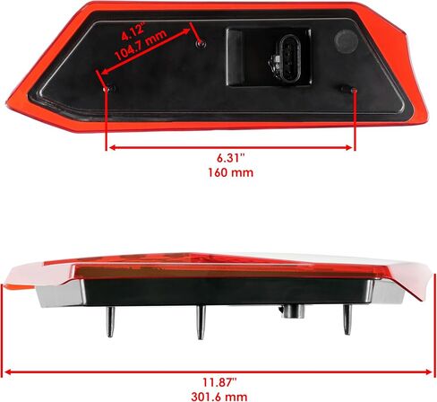 Caltric Complete Rear Right LED Taillight Compatible with Polaris 2412342 in Saudi Arabia