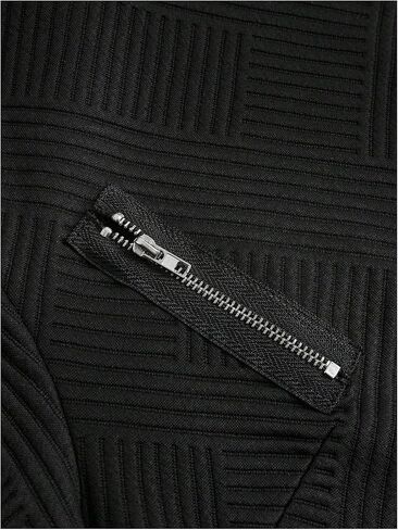 GORGLITTER Women's Zip Up Motorcycle Jacket Casual Long Sleeve Lapel Collar Moto Biker Bomber Jackets Outwear in Saudi Arabia