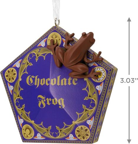 Hallmark Harry Potter Chocolate Frog Christmas Ornament, Gifts for Harry Potter Fans in Saudi Arabia