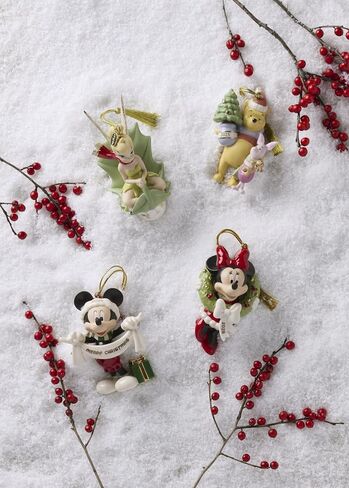 Lenox Ornament, 2025 Tinker Bell Sledding Ornament, Porcelain with Gold Accents, Hanging Cord for Christmas Tree Decoration, Christmas Decorations, Holiday Decor, Disney Design, Winter Decor (1 Piece) in Saudi Arabia