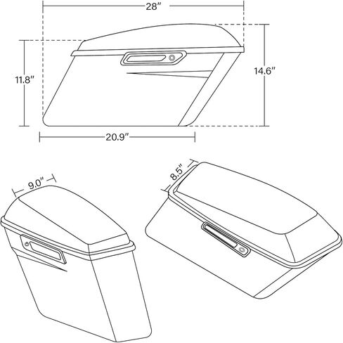 TCMT Hard Saddlebag Conversion Bracket Kit For Harley Dyna Super Glide Fat Street Bob 2008-2017 Switchback FLD 2012-2016 Wide Glide 2010-2017 Low Rider S 2016-2017 in Saudi Arabia