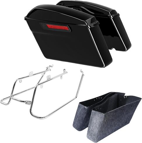 TCMT Hard Saddlebag Conversion Bracket Kit For Harley Dyna Super Glide Fat Street Bob 2008-2017 Switchback FLD 2012-2016 Wide Glide 2010-2017 Low Rider S 2016-2017 in Saudi Arabia