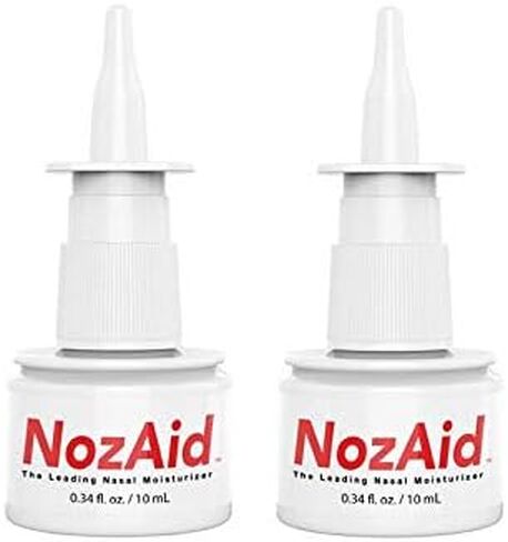 Nasal Moisturizer Spray (2 Pack) w/Sesame Oil .34 Oz - Moisturizing Lubricant for Dry, Crusty, Cracked, Stuffy Nose Relief, Nosebleeds, Clear Breathing - Fragrance and Preservative Free (2) in Saudi Arabia