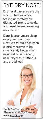 Nasal Moisturizer Spray (2 Pack) w/Sesame Oil .34 Oz - Moisturizing Lubricant for Dry, Crusty, Cracked, Stuffy Nose Relief, Nosebleeds, Clear Breathing - Fragrance and Preservative Free (2) in Saudi Arabia
