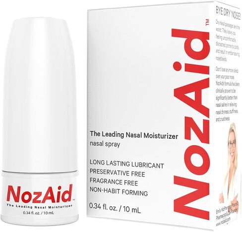 Nasal Moisturizer Spray (2 Pack) w/Sesame Oil .34 Oz - Moisturizing Lubricant for Dry, Crusty, Cracked, Stuffy Nose Relief, Nosebleeds, Clear Breathing - Fragrance and Preservative Free (2) in Saudi Arabia