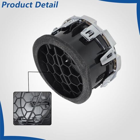 1Pcs Plastic Dashboard Air Duct Vent Silver Replacement for F250 F350 F450 F550 2011-2016 DC3Z19893BA in Saudi Arabia