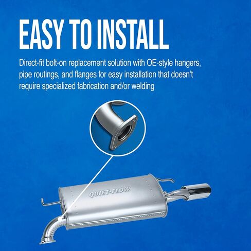Walker Quiet-Flow SS 73095 Direct Fit Exhaust Muffler Assembly for Kia Sorento in Saudi Arabia