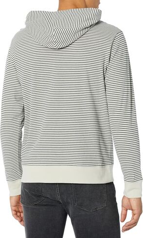 Vince Men's Sueded Jersey Stripe P/O Hoodie in Saudi Arabia
