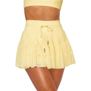 Yeshire Women's Skirts Flowy A Line Short Skirt High Waisted Ruffle Tiered Skorts Mini Skirts Pleated Cute Skirt in Saudi Arabia