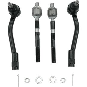 4pc Front Outer Inner Tie Rod End Kit Compatible With 1999-2004 Jeep Grand Cherokee, Inner Outer Tie Rod End ES3473 ES3472 ES3474 ES3475 in Kuwait