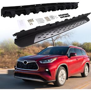 Side Steps Running Boards Fits Toyota Highlander 2020-2025 Aluminum Nerf Bars 2PCS w/Brackets Protector in Saudi Arabia