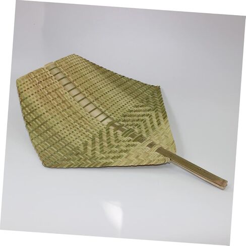 Cabilock 1pc Handmade Bamboo Weaving Fan Portable Cooling Fan for Summer Outings Elegant Handheld Design for Adults and Elders for Parties and Beach Use in Kuwait