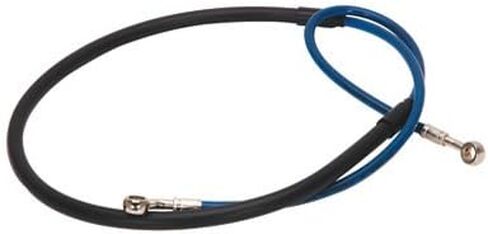 Tusk Front Motorcycle Steel Braided Brake Line Standard Length Blue Compatible with Yamaha WR250R 2008-2020/WR250F 2005-2013 in Saudi Arabia