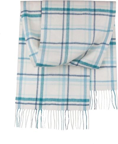 100% Cashmere Scarf with Gift envelope - Plaid Check Tartan Warm Soft Scarf, Gift for Women and Men in Saudi Arabia