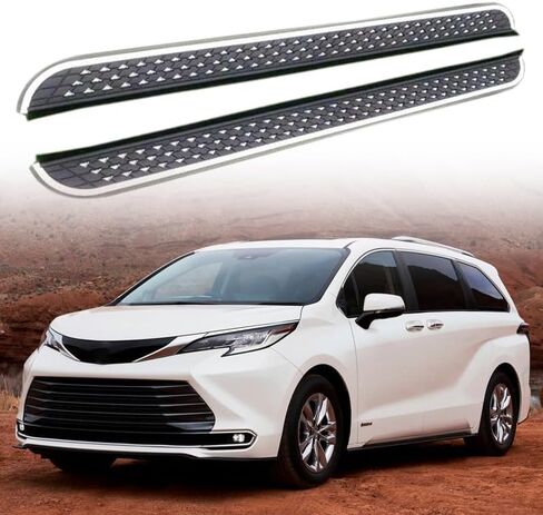 Running Board Fits for Toyota Sienna 2021-2025 Aluminum Side Step Side Step Running Boards Nerf Bars in Saudi Arabia