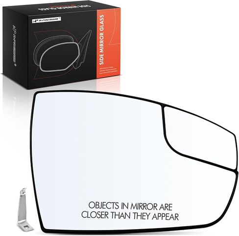 A-Premium Right Passenger Side Non-Heated Mirror Glass with Backing Plate - Compatible with Ford Escape 2013-2016, C-Max 2013-2018 - Exterior Side View Convex Mirror with Spotter Glass in Saudi Arabia