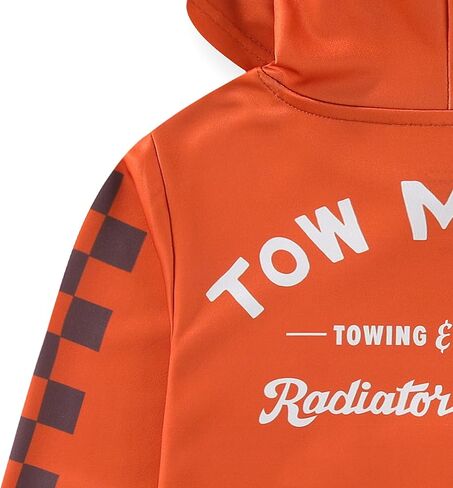 Disney Cars Lightning McQueen Tow Mater Boys Long Sleeve Hooded Shirt for Toddler and Big Kids in Saudi Arabia
