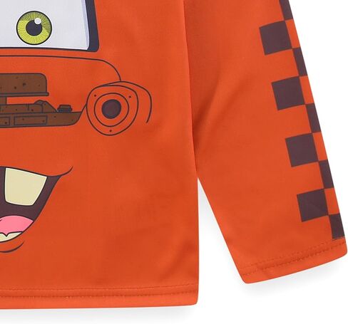 Disney Cars Lightning McQueen Tow Mater Boys Long Sleeve Hooded Shirt for Toddler and Big Kids in Saudi Arabia
