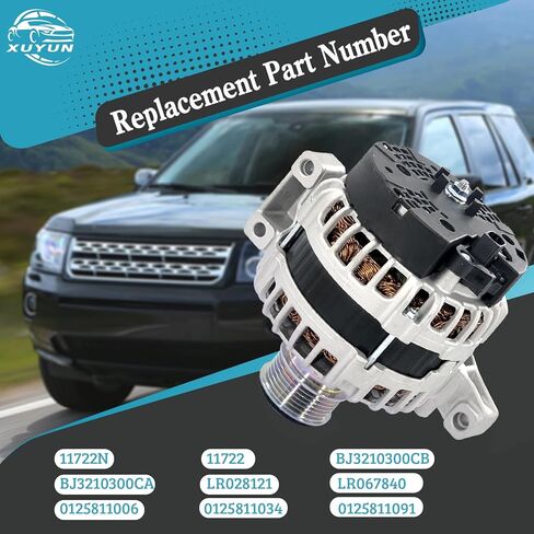 12317605061 Alternator Compatible with 14-16BMW 228i, 13-18 320i, 328i, 428i xDrive, 528i, X1, X3, Z4, L4 2.0L, 12V 210Amp, Replace 12317605479 14204 116442 1042106400 104210-6400 104210-6401 in Kuwait
