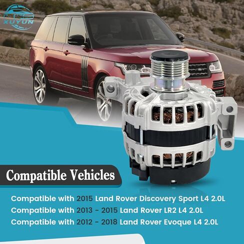 12317605061 Alternator Compatible with 14-16BMW 228i, 13-18 320i, 328i, 428i xDrive, 528i, X1, X3, Z4, L4 2.0L, 12V 210Amp, Replace 12317605479 14204 116442 1042106400 104210-6400 104210-6401 in Kuwait