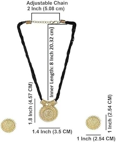 Efulgenz Mothers Day Gift Indian Jewelry Sets for Women Bollywood Jewelry Indian Ethnic Designer Necklace and Earrings Jewelry Set in Antique Gold Tone for Women in Kuwait