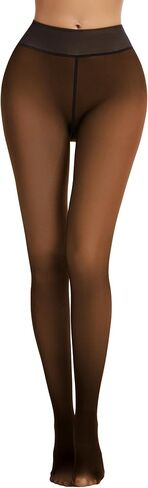 Fleece Lined Leggings Women, Fake Translucent Thermal Tigts, Fleece Lined Tights in Saudi Arabia