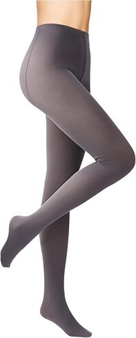 Women's 80D Semi Opaque Tights Fake Translucent Tights Soft Faux Sheer Pantyhose Stretchy High Waist Leggings in Saudi Arabia