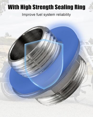 Fuel Tank Carb Conversion Fitting Fit for Harley-Davidson 1995-2001 Touring Models w/Magneti Marelli System Replace 62052, Motorcycle Fuel System Fittings Replacement in Saudi Arabia