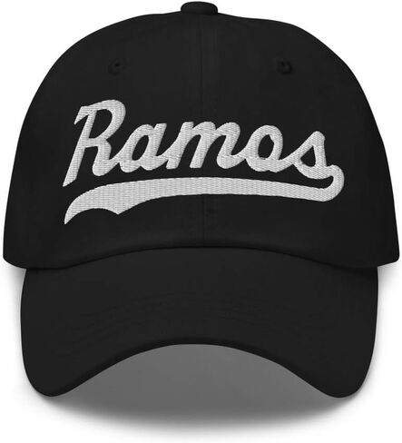 Ramos Hat Ramos Baseball Hat Personalized Custom Last Name Cap Family Name Headwear Surname Cap Gift Unisex Adjustable in Saudi Arabia