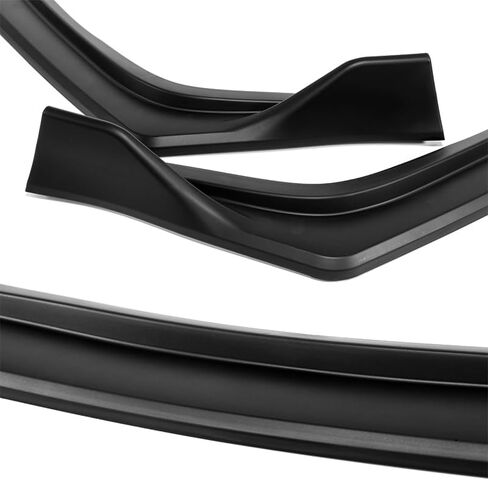 STAY TUNED PERFORMANCE ABS Material STP-Style Front Bumper Lip Body Kit Spoiler Splitter متوافق مع طراز 2012-2014 Toyota Camry SE [غير مناسب لموديلات LE/XLE] (أسود مطفي) in Kuwait