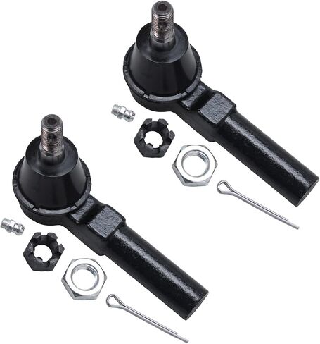 Detroit Axle - 5pc Front Rack and Pinion Kit for Ford 1999-2003 Windstar Power Steering Rack and Pinion Wheel Hub and Bearings Assembly Outer Tie Rods 2000 2001 2002 Replacement in Saudi Arabia