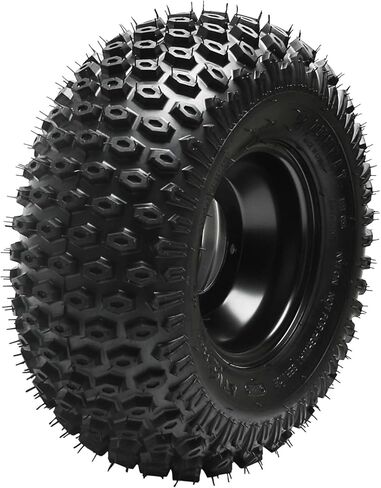 4pcs 7 inch Tubeless Wheels 4 Lug Wheel 110mm Bolt Pattern 16x8-7 ATV Wheel Tires Rims 200/55-7 16x8.00-7 16x8x7 Go-Kart Tires 4 PR for Taotao Buggy Quad Bike Golf Cart Mini Bike Off Road 4PR in Saudi Arabia