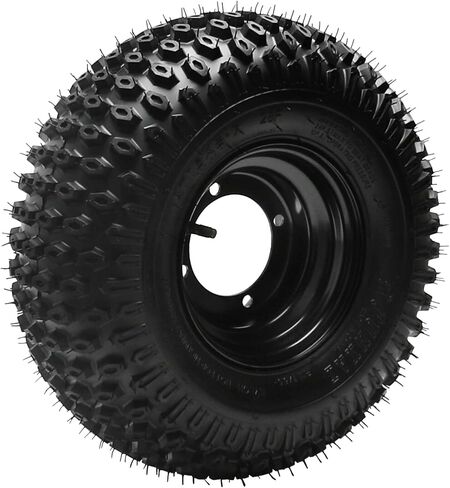 4pcs 7 inch Tubeless Wheels 4 Lug Wheel 110mm Bolt Pattern 16x8-7 ATV Wheel Tires Rims 200/55-7 16x8.00-7 16x8x7 Go-Kart Tires 4 PR for Taotao Buggy Quad Bike Golf Cart Mini Bike Off Road 4PR in Saudi Arabia