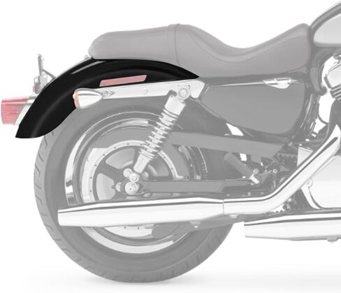 حاجز خلفي أسود مناسب لهارلي سبورتستر XL1200 X883 حديد مخصص 2007-2009 XL50 50th ANV Sportster 2007 in Kuwait
