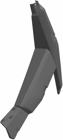 Polaris RZR Fender Flair, Front, Left Side, Gloss Black, Genuine OEM Part 5439772-070, Qty 1 in Saudi Arabia