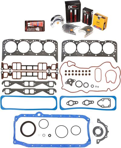 MA-4216959651-4 Full Gasket Set Bearings Rings Fit 96-02 Cadillac Chevrolet GMC VORTEC 5.7 VIN R in Saudi Arabia