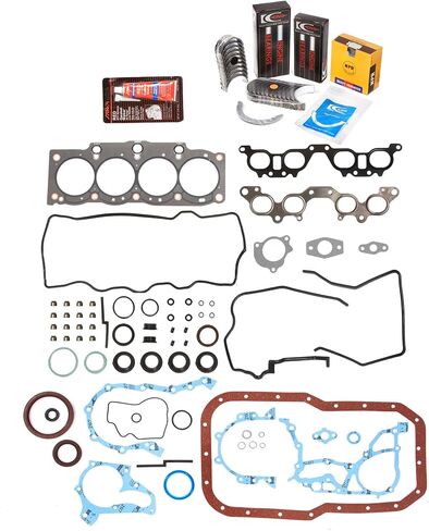 MA-4216957749-6 Full Gasket Set Bearings Rings Fit 90-96 Toyota MR2 Camry 5SFE in Saudi Arabia